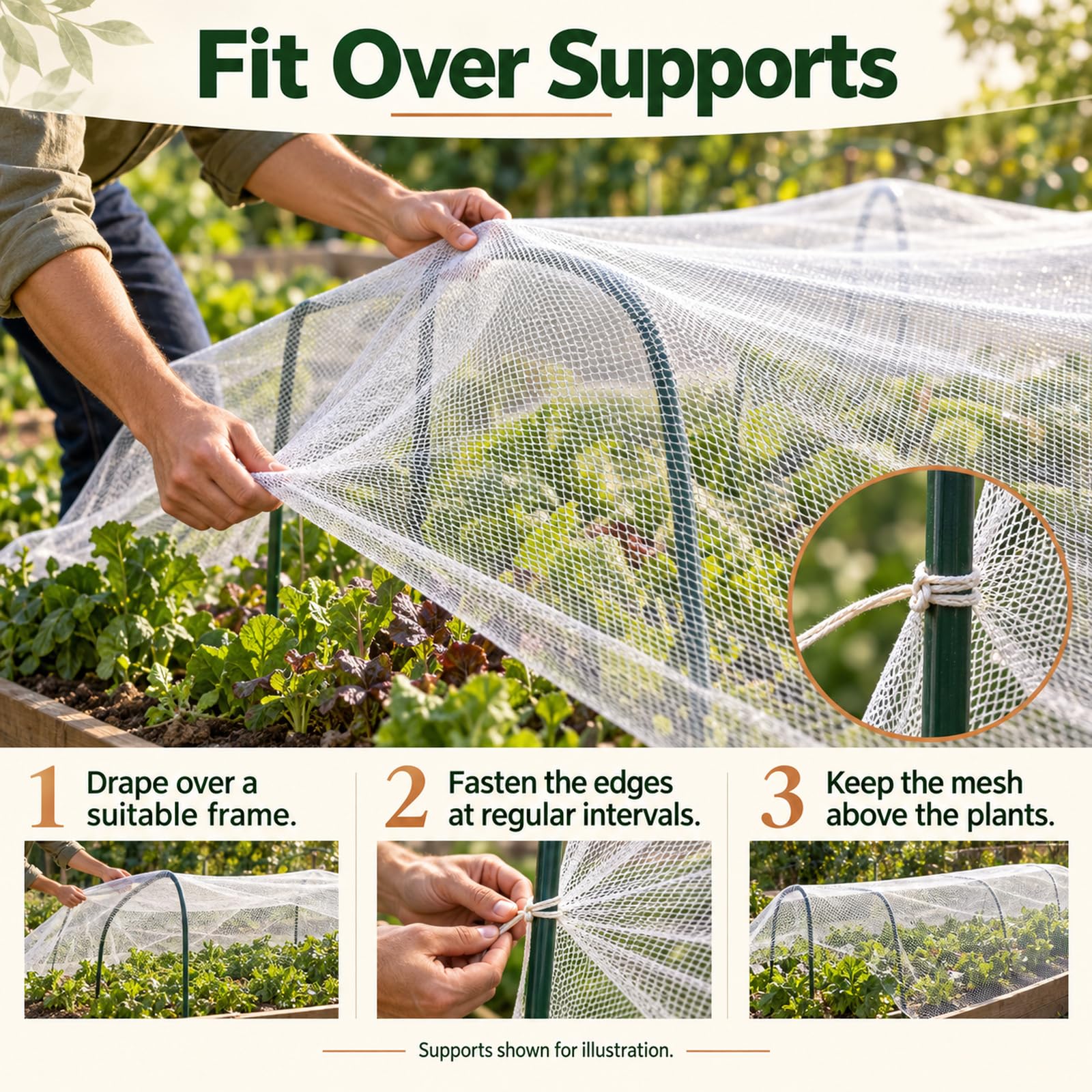 Filets de Protection Contre la grêle Filets Anti-grêle pour Jardin