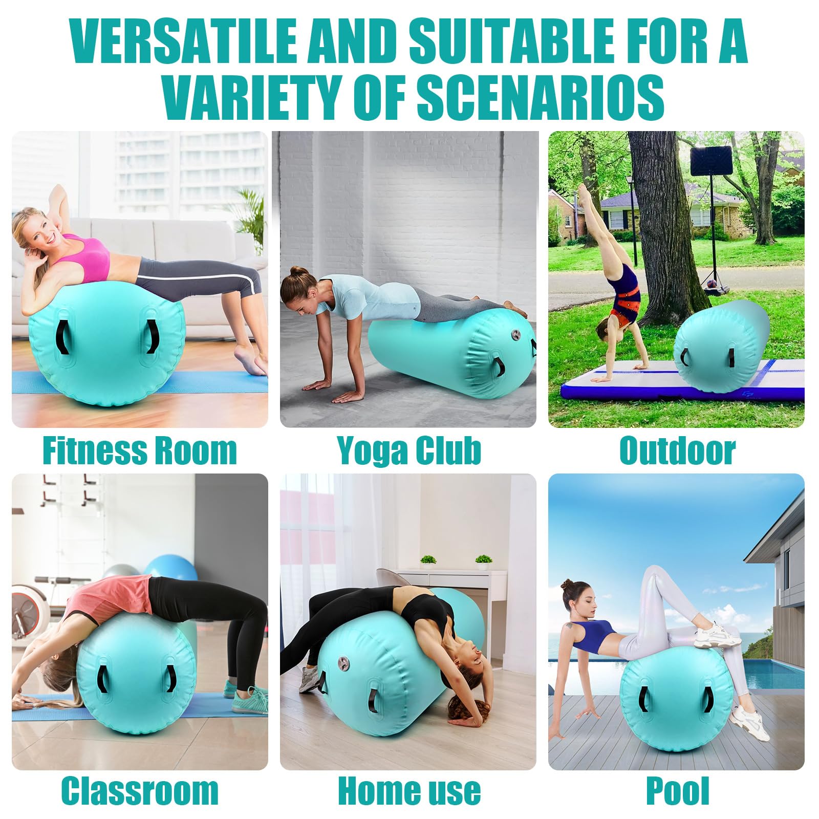 Diealles Shine Gonflable Air Roller, 100x80cm Rouleau De