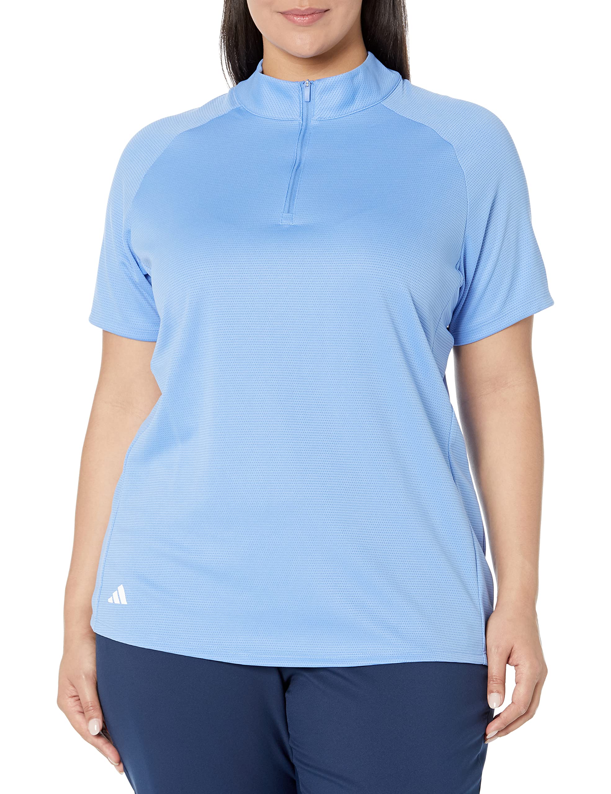 adidasWomen's Texture Polo Shirt (Plus Size)
