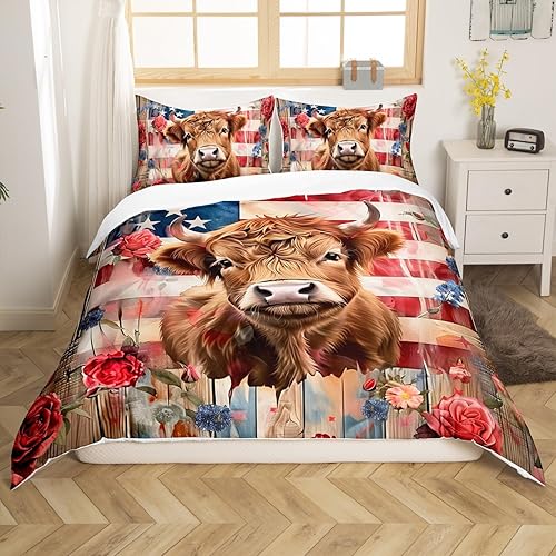 Miniatura 9 de Flying Pig Duvet Cover Queen Size Cartoon Pig Comforter Cover with 2 Pillowcase for Teens Adults Kids Cherry Blossoms Bedding Set Pink Animals