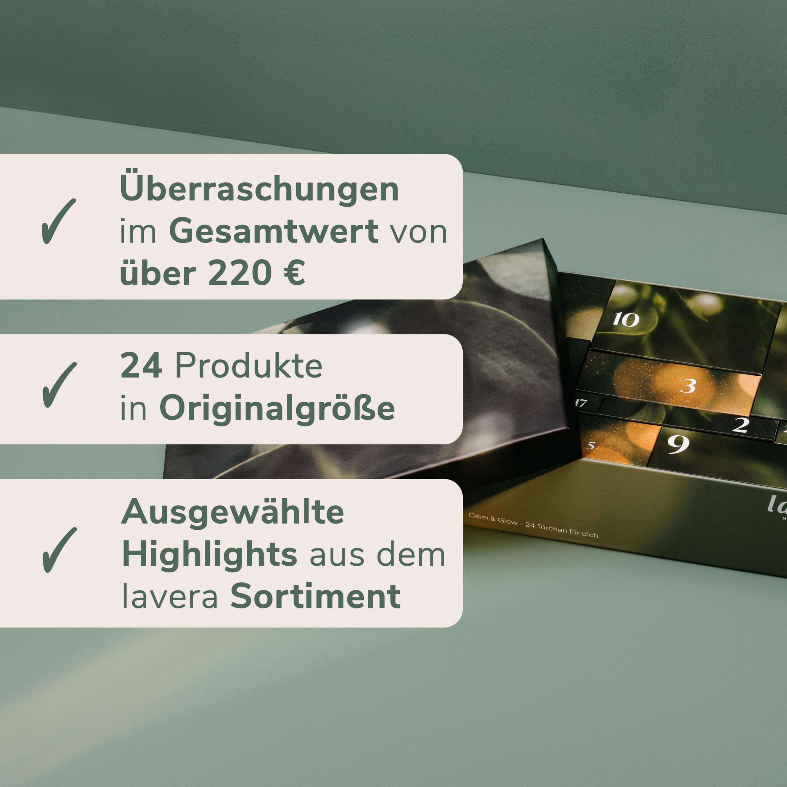lavera Calendario dell'Avvento Beauty 2026 – Calm & Glow