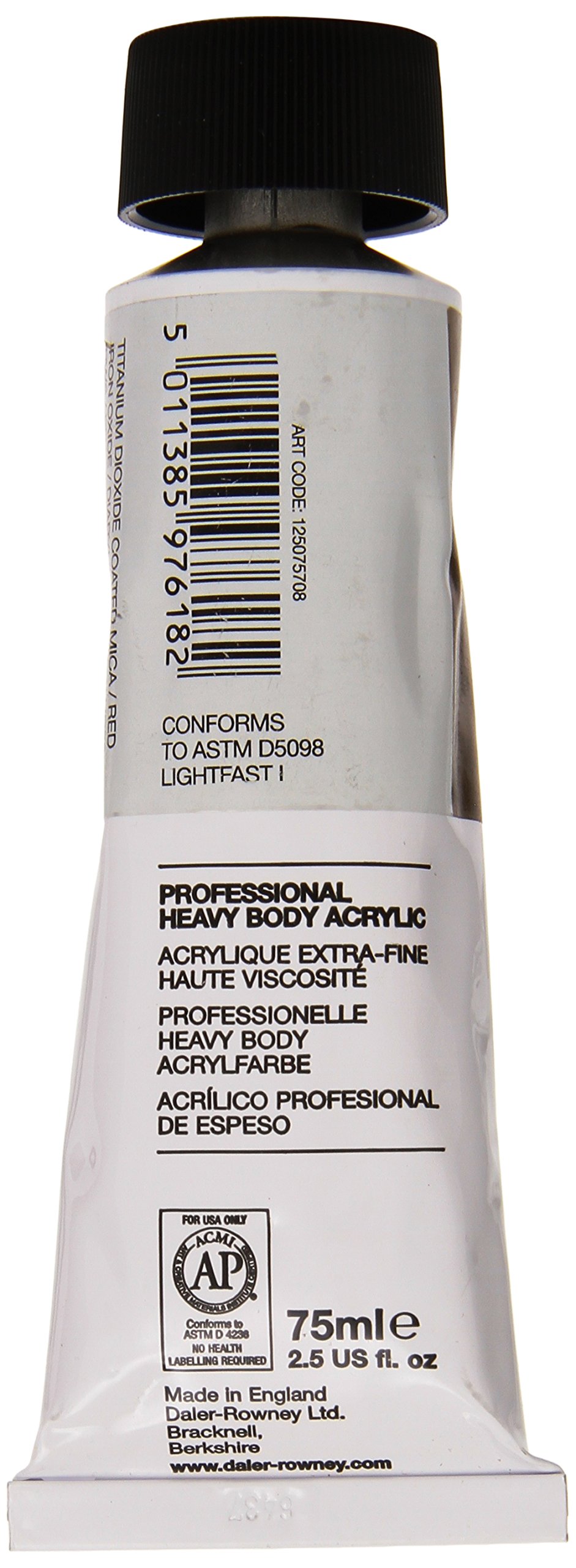 Daler-Rowney Cryla Acrylic 75 ml Pale Gold Imit, Professional Artists, 75 milliliters - Image 3