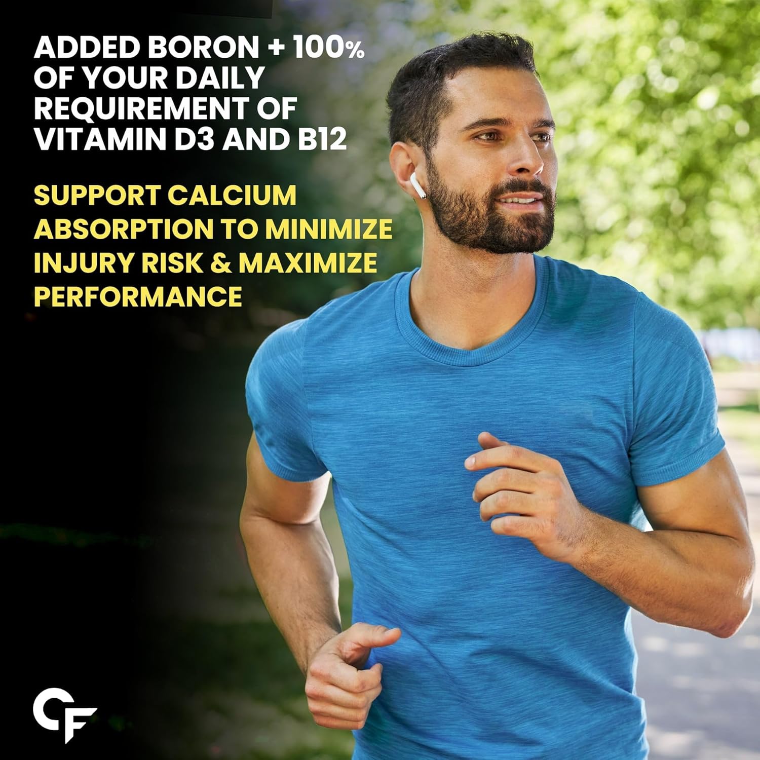 Carbamide Forte Joint Support Supplement with Glucosamine 1600mg Per Serving with Chondroitin, Boswellia, Turmeric & Ginger- 60 Tablets 9