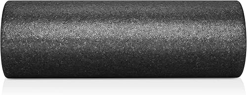 Vista 2 de Philosophy Gym Rodillo de espuma de alta densidad de 18 pulgadas para ejercicio, masaje, recuperación muscular, redondo, color negro