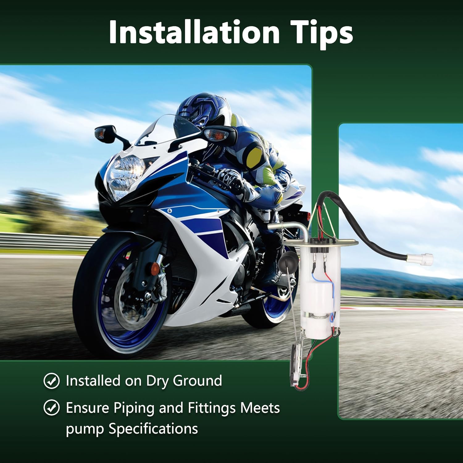 Fuel Pump Assembly for Suzuki GSX-R600 GSX-R750 2011-2023 Replaces 15100-14J01 15100-14J00 - Image 5