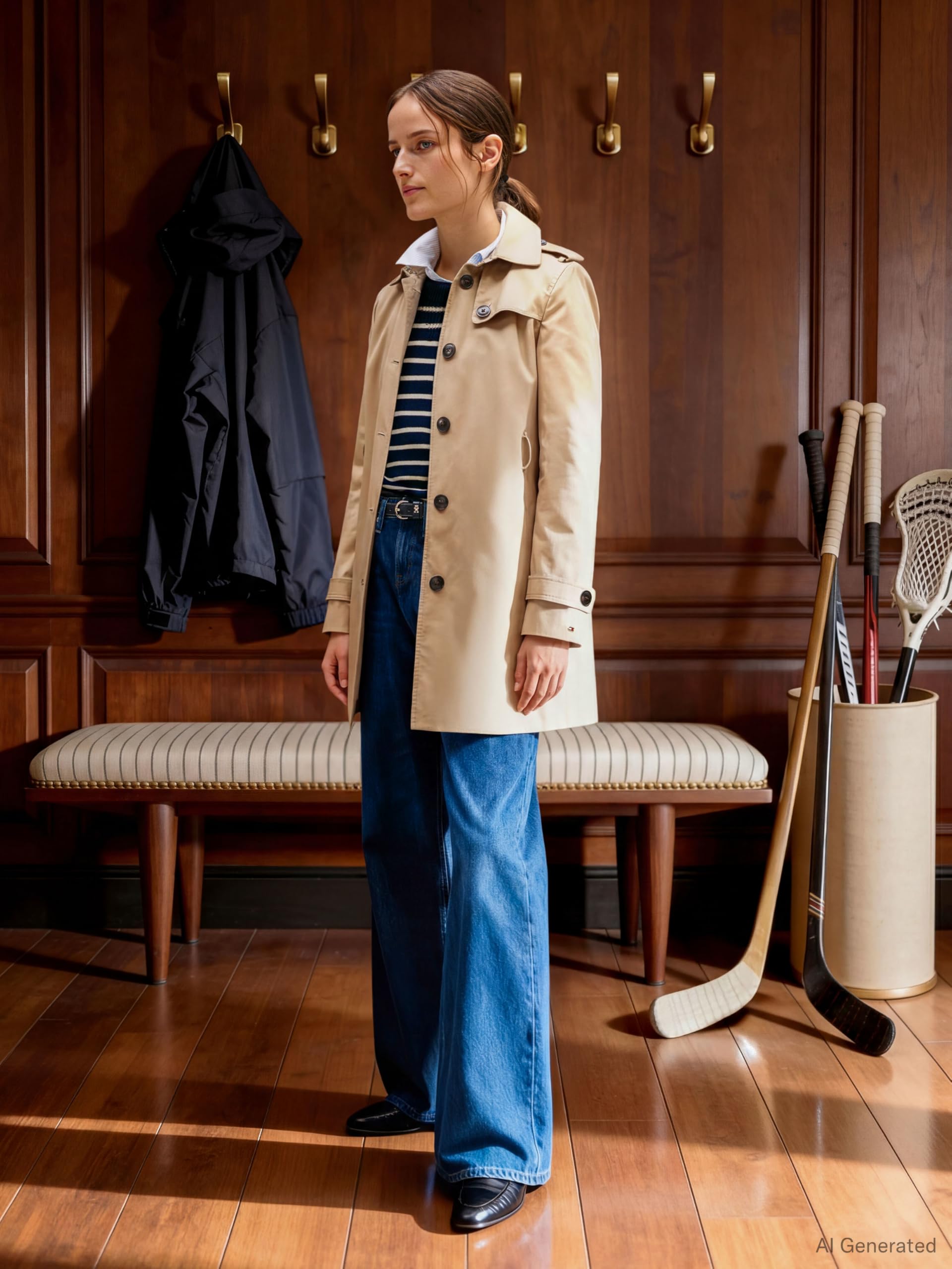 Tommy Hilfiger Donna Giacca Heritage Single Breasted Trench Giacca da Mezza Stagione