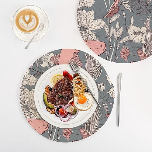 Miniatura 4 de Salvamanteles retro con patrón de peces dorados, a prueba de calor, 3 piezas, juego de agarraderas para ollas y sartenes calientes que absorben