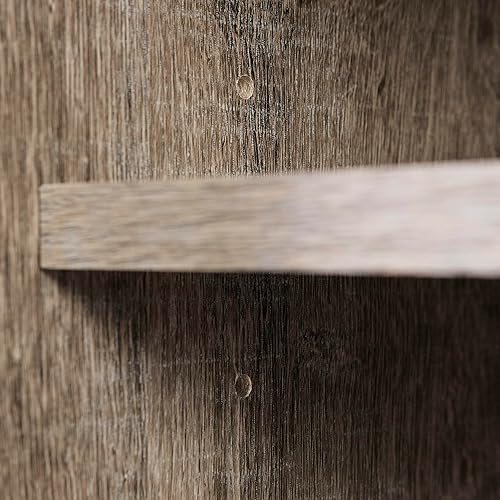 Miniatura 7 de South Shore Munich - Consola multimedia de 68" para montaje en la pared, roble desgastado