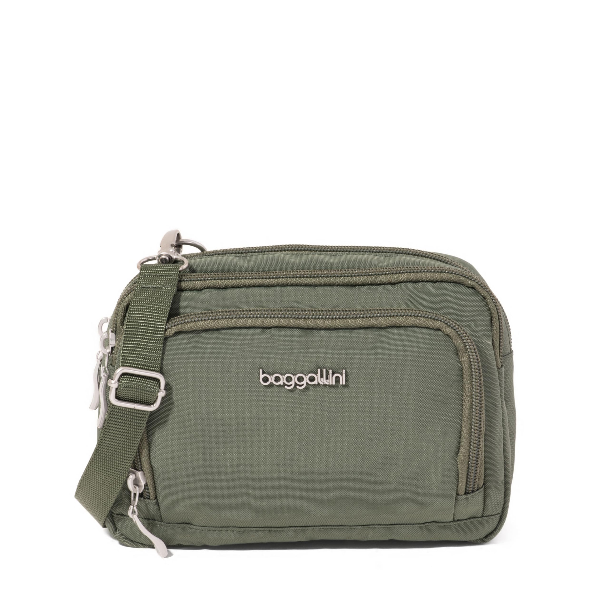 Baggallini Triple Zip with Front Wallet/Trifecta RFID Wallet Crossbody