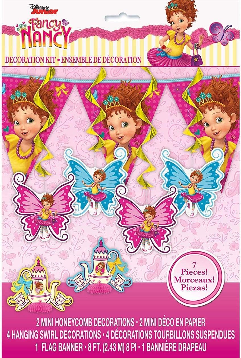 Party Decorating Kit - Disney Fancy Nancy, 7 Pcs