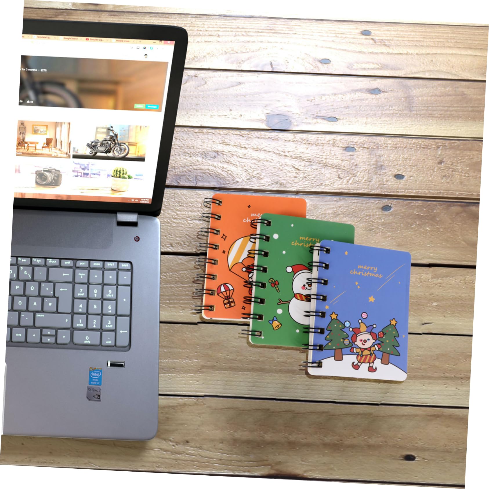 Amazon.co.jp: Ciieeo 6 クリスマス ノート ポケット サイズ