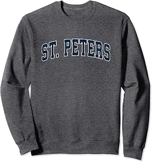 St. Peters Missouri MO Vintage Sports Design Navy Design Sweatshirt