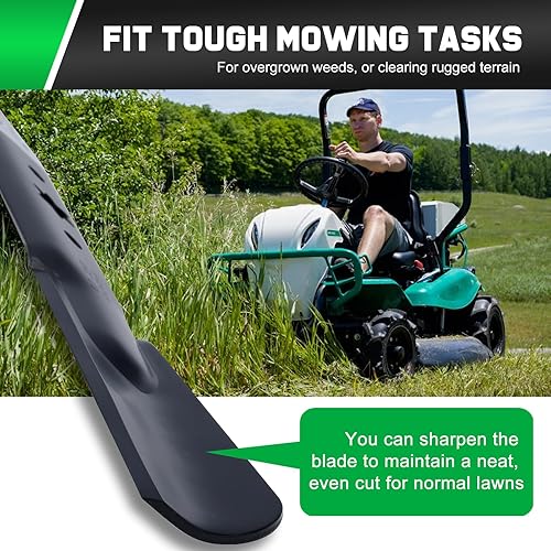 Miniatura 4 de 942-04308 Cuchillas de cortacésped para Troy Bilt Bronco Pony Mustang 42 pulgadas Cortacésped Cub Cadet 42 pulgadas Reemplaza 942-04308A 942-04308-X