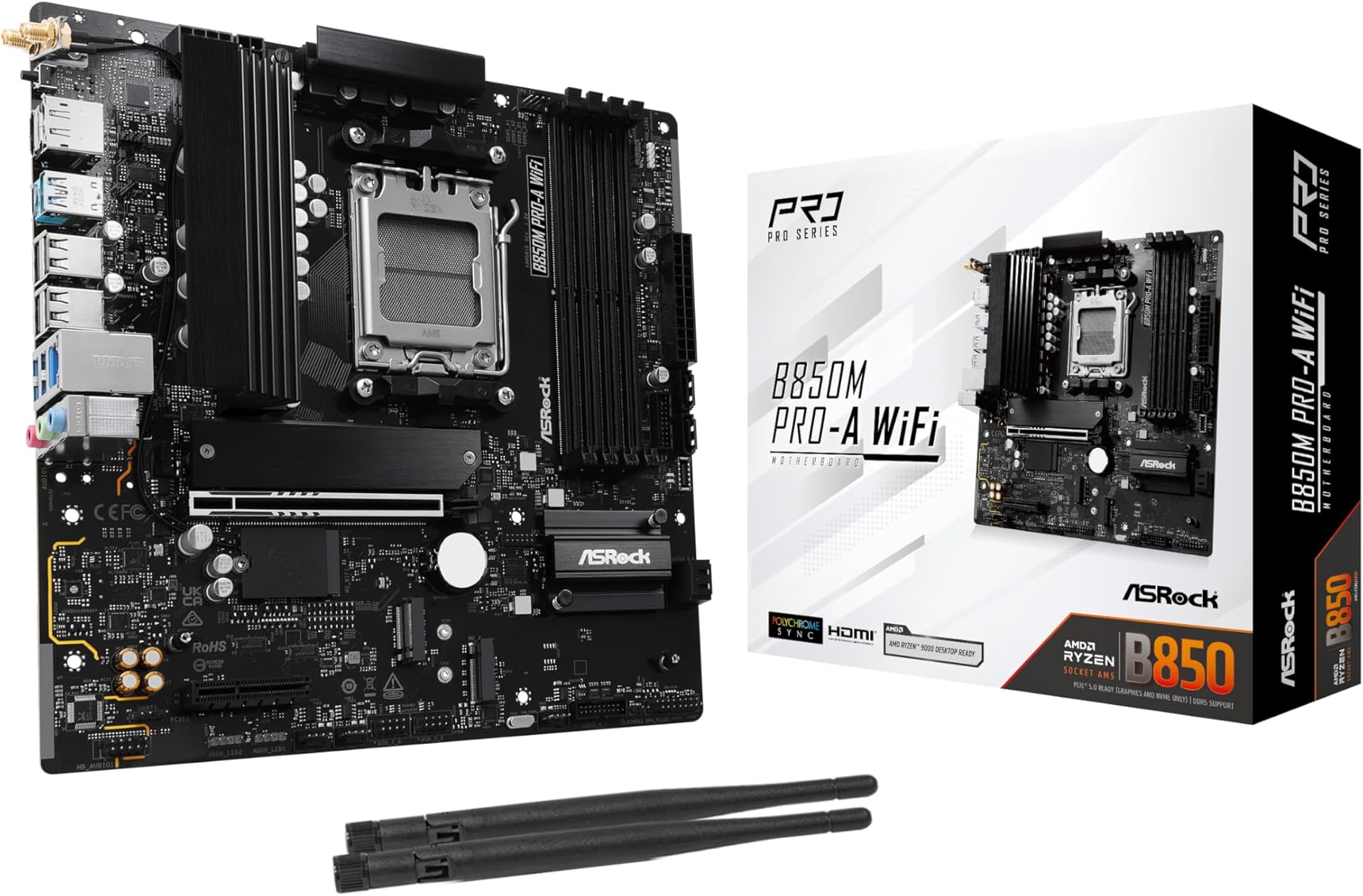 MB ASRock AMD AM5 B850M Pro-A WiFi