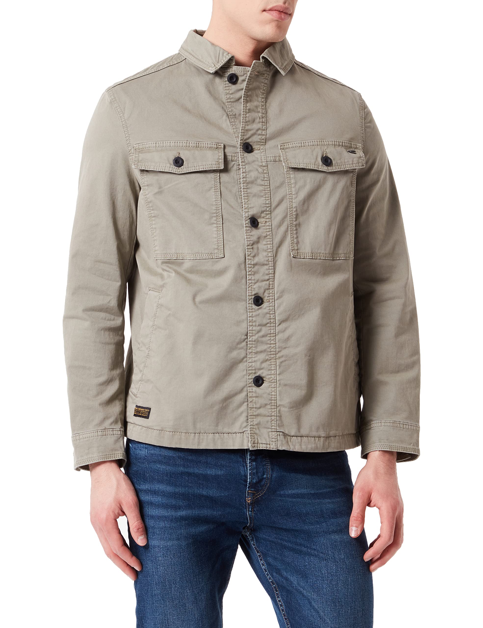 camel active Men's 442035/7I11 Casual Blazer, Khaki, 26