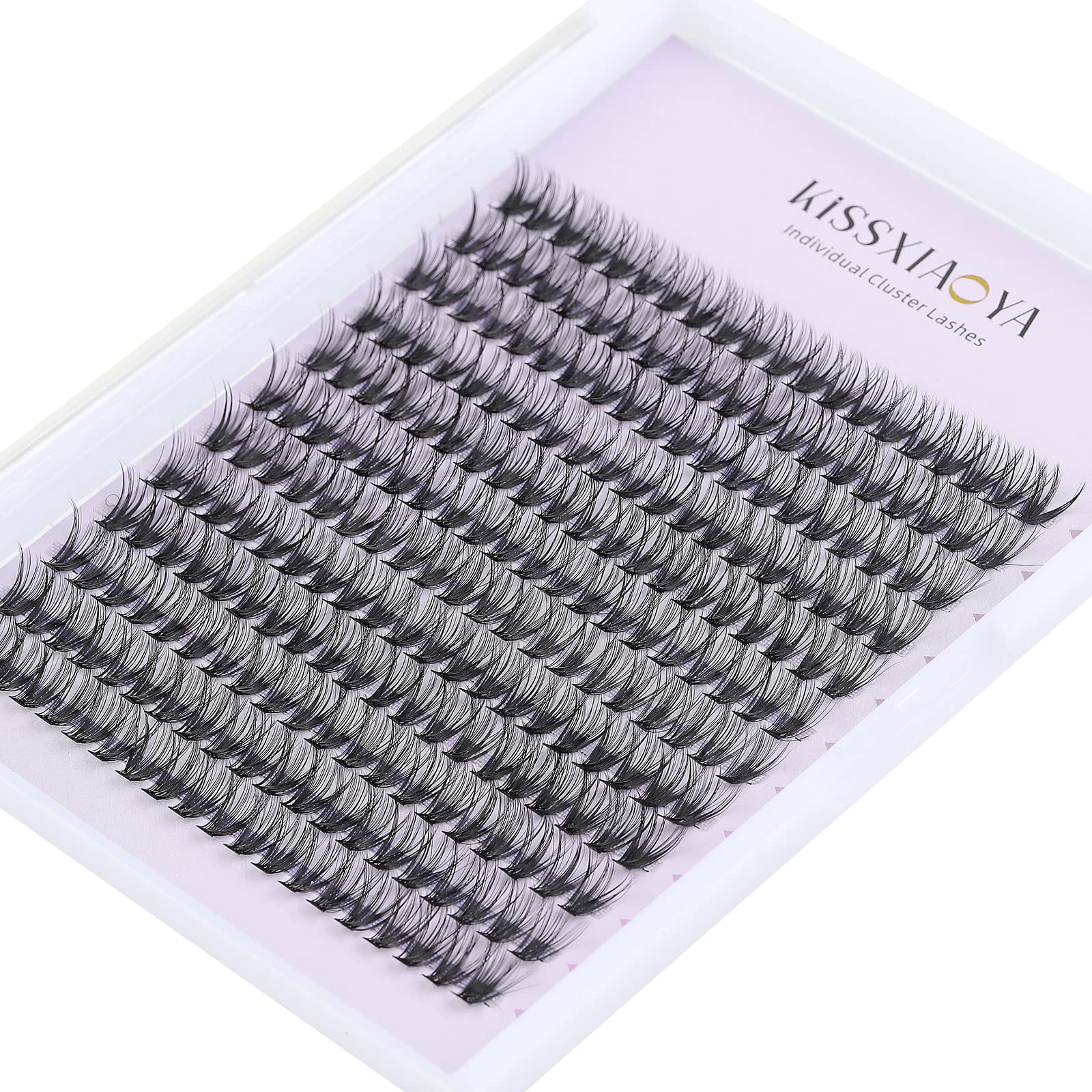 Cluster Eyelash 240pcs 40D 0.07 D Curl 9mm Cluster Eyelashes Extensions
