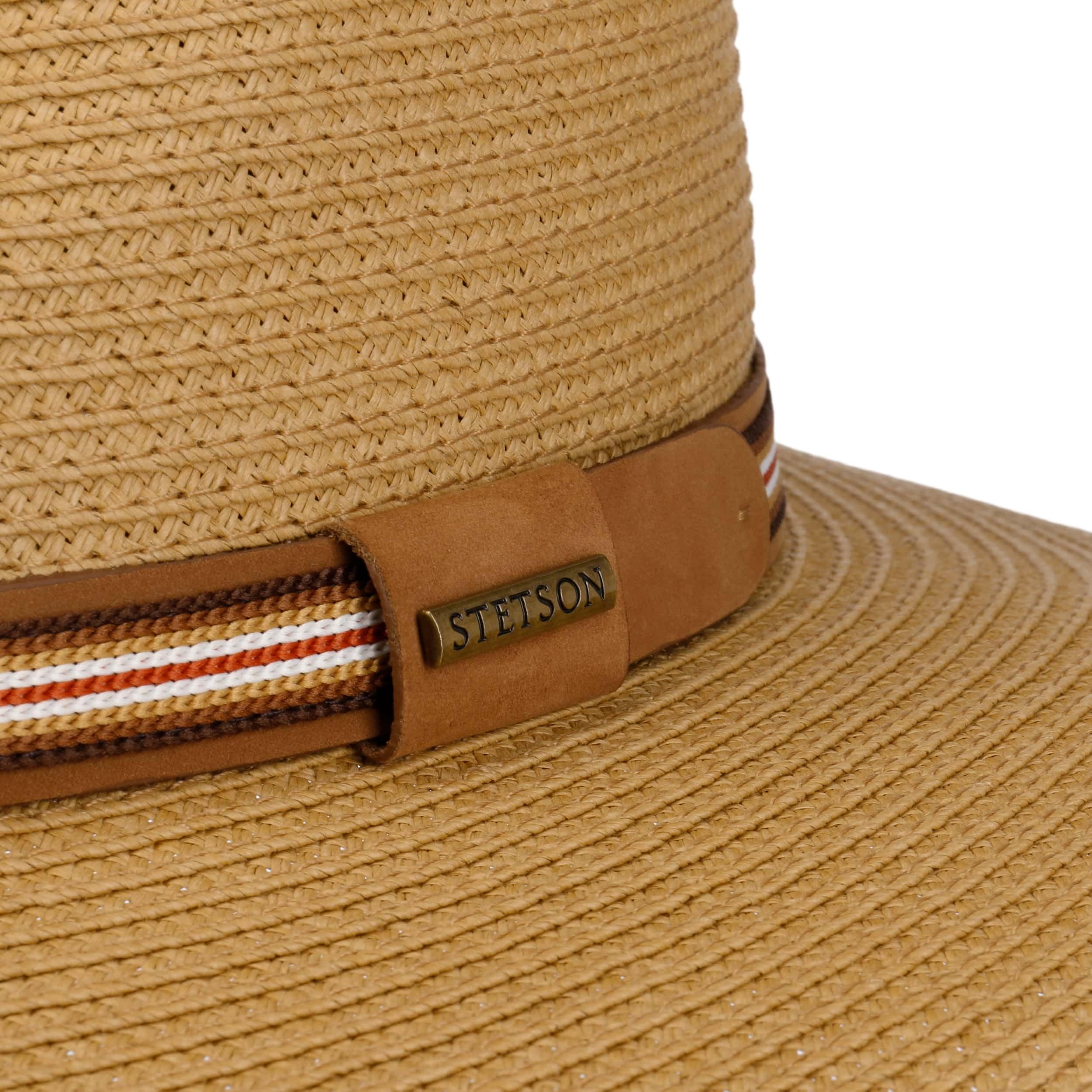 Stetson Big Brim Toyo Traveller Strohhut UV-Schutz 40 Damen und Herren Frühling Sommer
