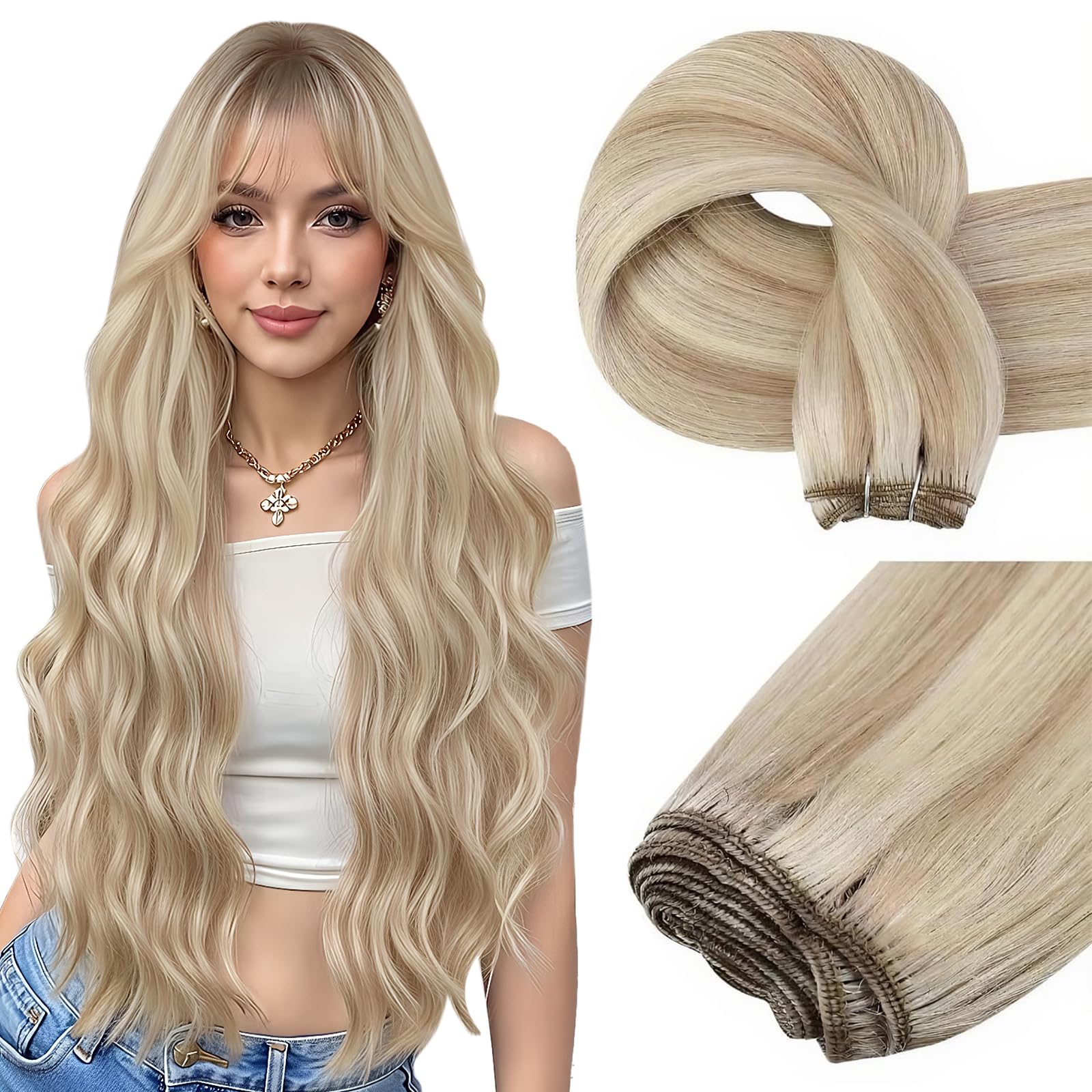 Easyouth Extension Echthaar Weiche Textur Extensions Remy Haar