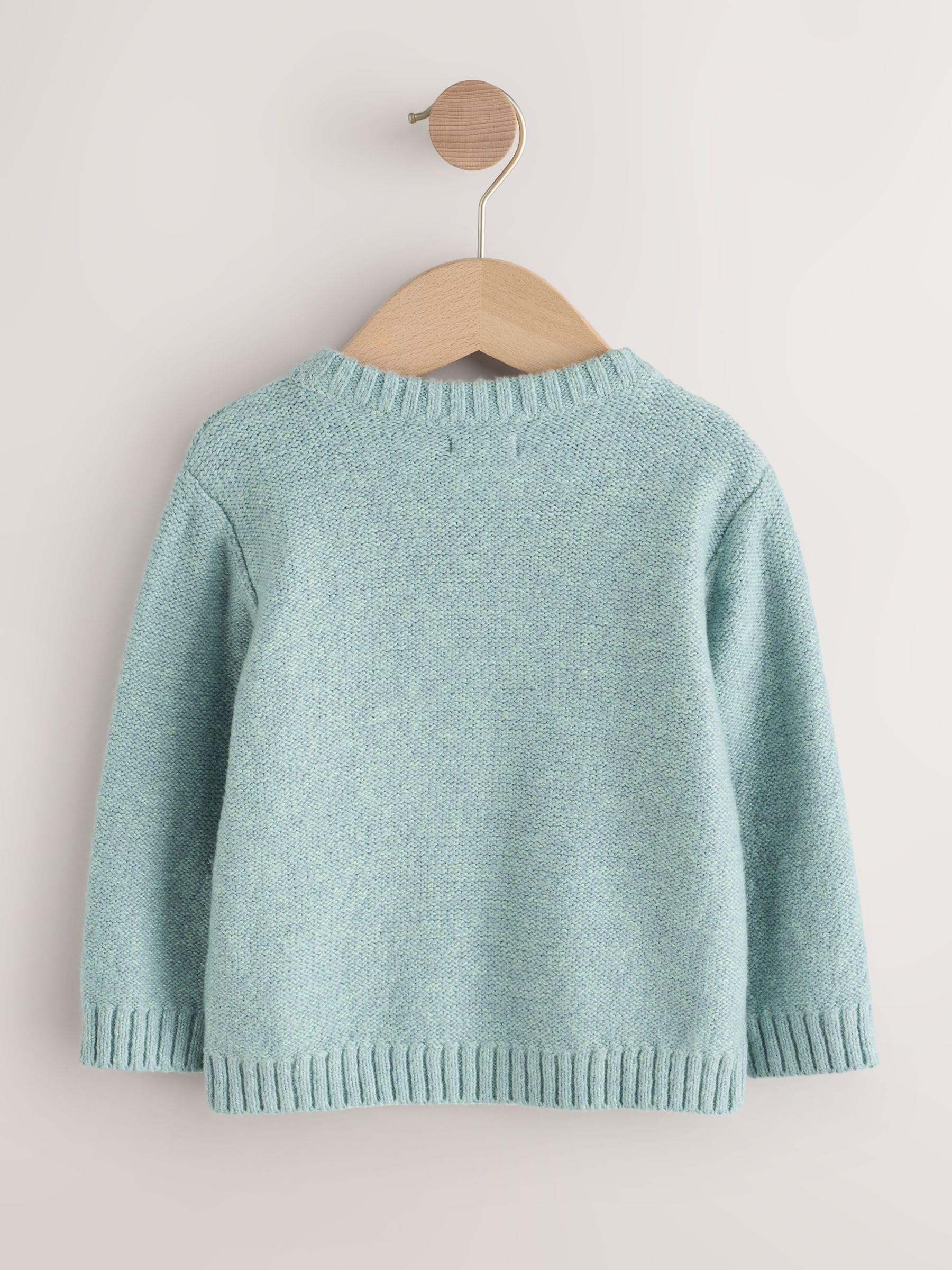 NEXT Jungen Weihnachtlicher Strickpullover 62-122