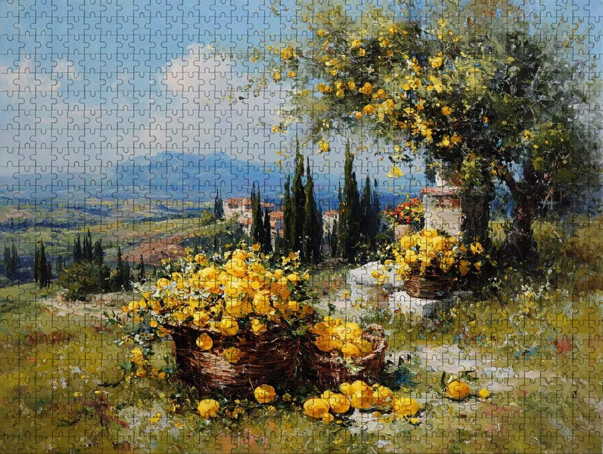 Puzzle Arte con Scatola Visualizzazione, Frutta Puzzle Legno 3000 Pezzi Adulti 122x81cm, Attività di Intrattenimento ad Alta Difficoltà, DIY Classici Gioco, Jigsaw Per Tutta La Famiglia, W-7120