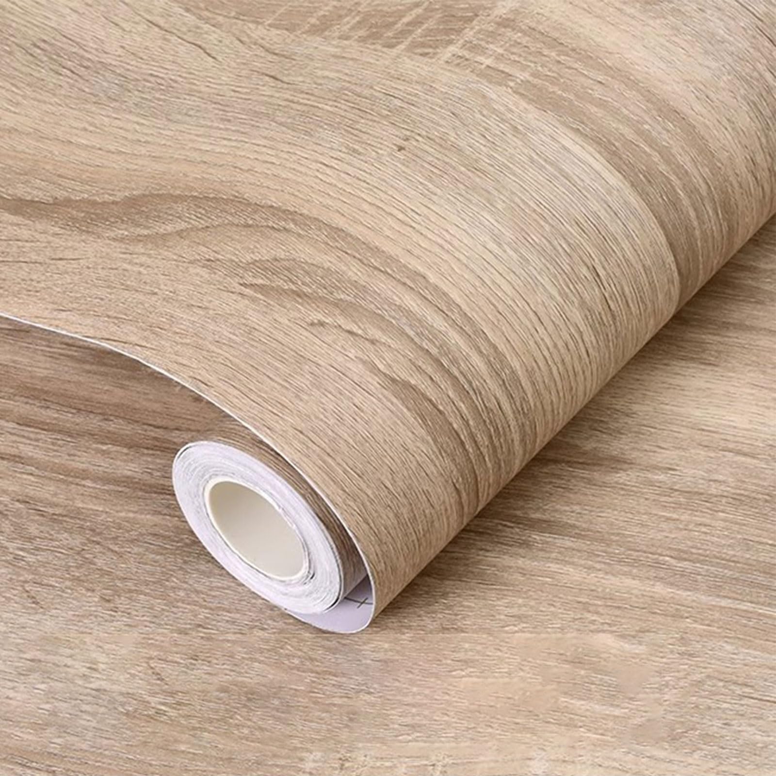 Wodoodporna naklejka na meble, Folia samoprzylepna PVC w rolce, wodoodporna, imitująca strukturę drewna, wielu rozmiarach(Wählen Sie 6,60x300cm(WxL))