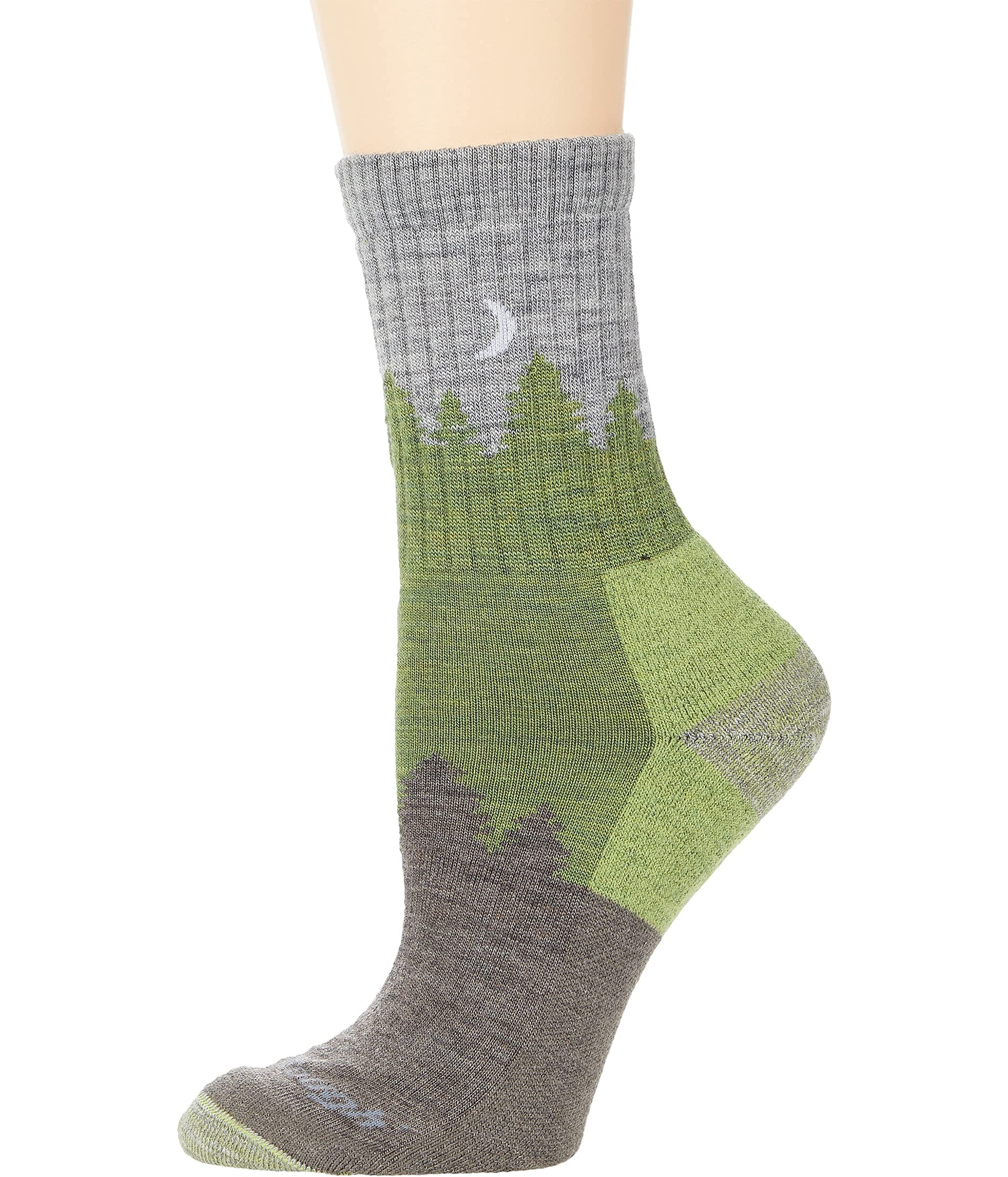 Darn Tough VermontTreeline Micro Crew Cushion Willow LG (US 10-11.5)