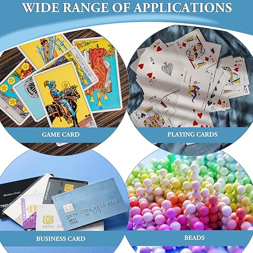 Miniatura 5 de Playing Deck - Estuches de plástico transparente para tarjetas coleccionables, caja de almacenamiento de tarjetas de acrílico compatible con MTG TCG