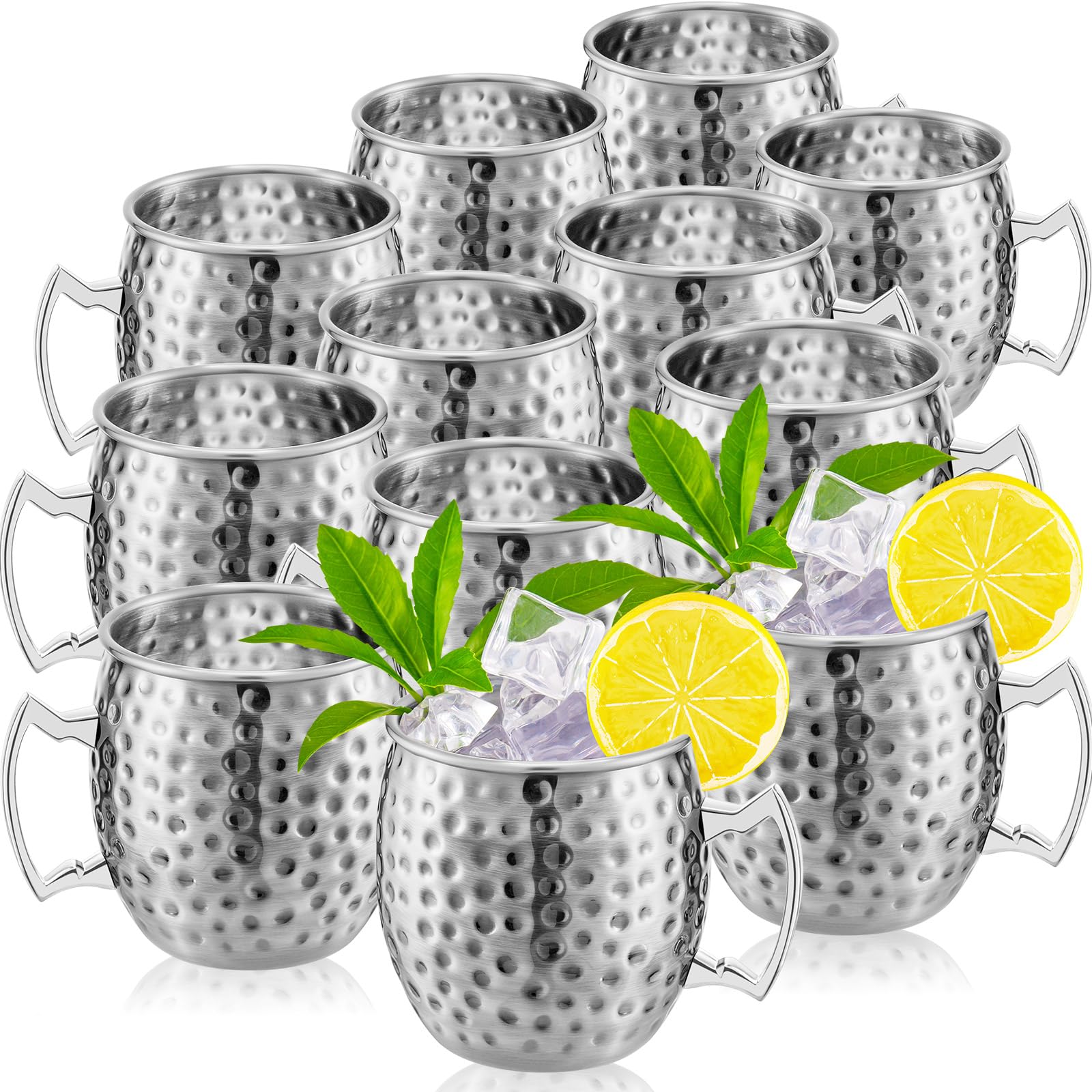 Amazon.com: Tessco for you 12 Pcs Moscow Mule Mugs 18 oz, Trendy