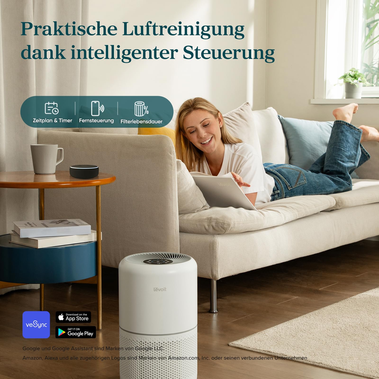 Levoit Core 300S Luftreiniger Allergiker mit APP – Bild 8