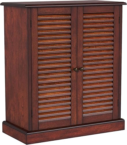 Miniatura 9 de Furniture of America Zapatero cerrado con 5 estantes, Espresso