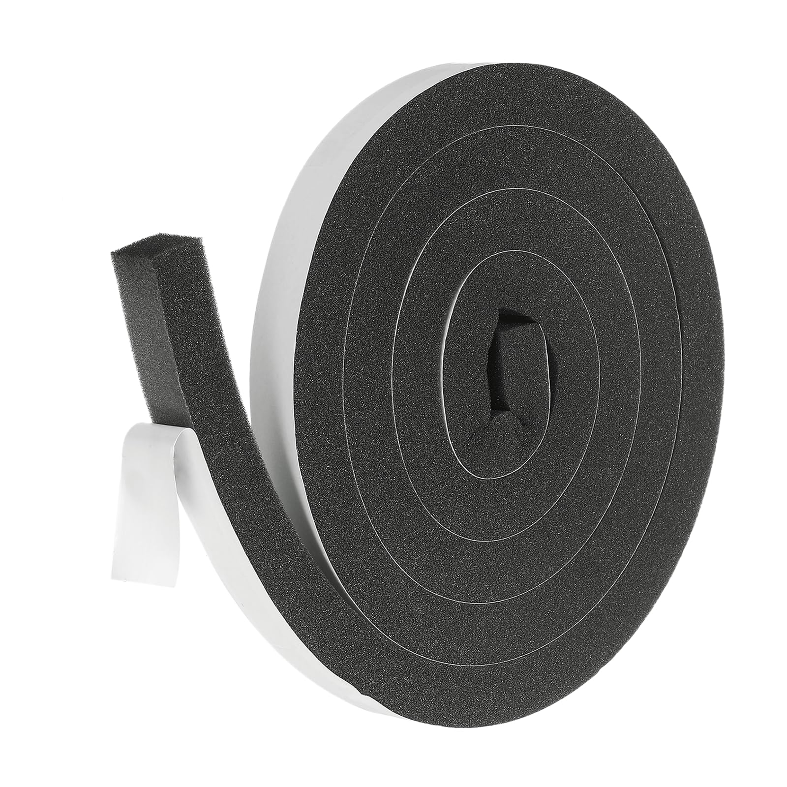 sourcing Map Burlete para Puertas, 4 Rollos de Cinta Adhesiva de Espuma de 50 mm x 20 mm, Tiras aislantes insonorizadas para Marcos de Puertas y Huecos de Ventanas