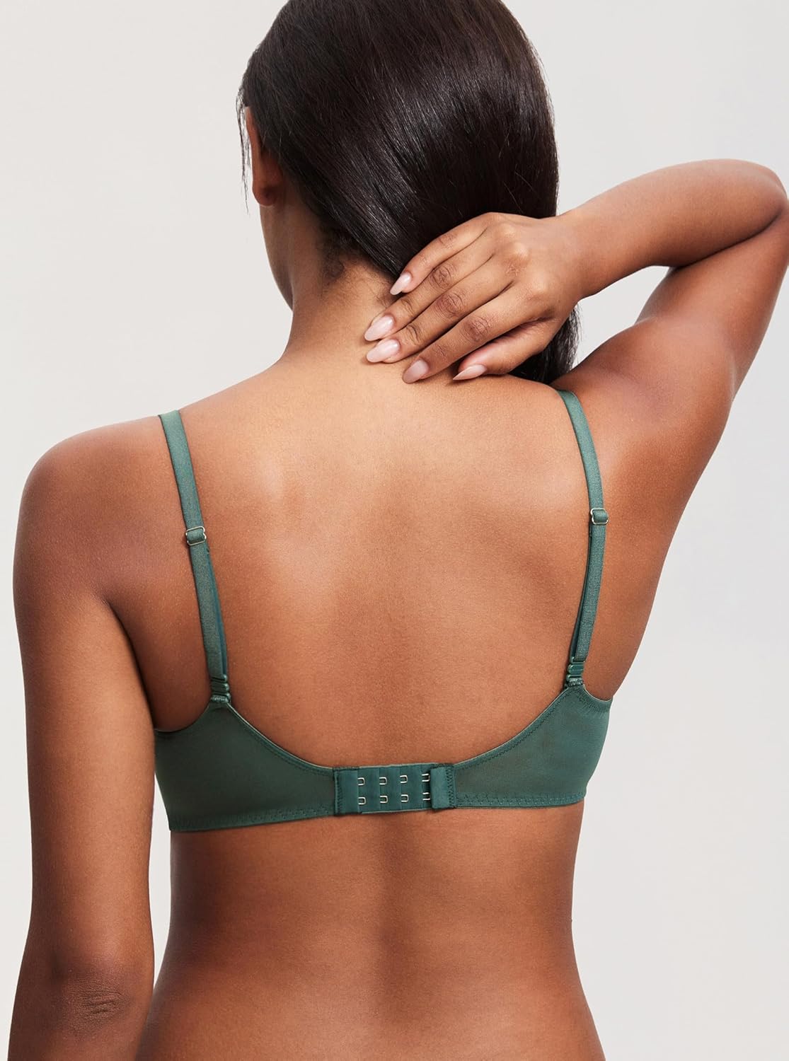 DOBREVA Women's Balconette Sexy Unlined Bra Lace Push Up Plus Size Bras See Through Underwire - Image 4