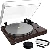 Fluance RT85 Reference High Fidelity Vinyl Turntable Record Player with Ortofon 2M Blue Cartridge, Acrylic Platter, Record Weight, 3 in 1 Stylus and Record Cleaning Vinyl Accessory Kit