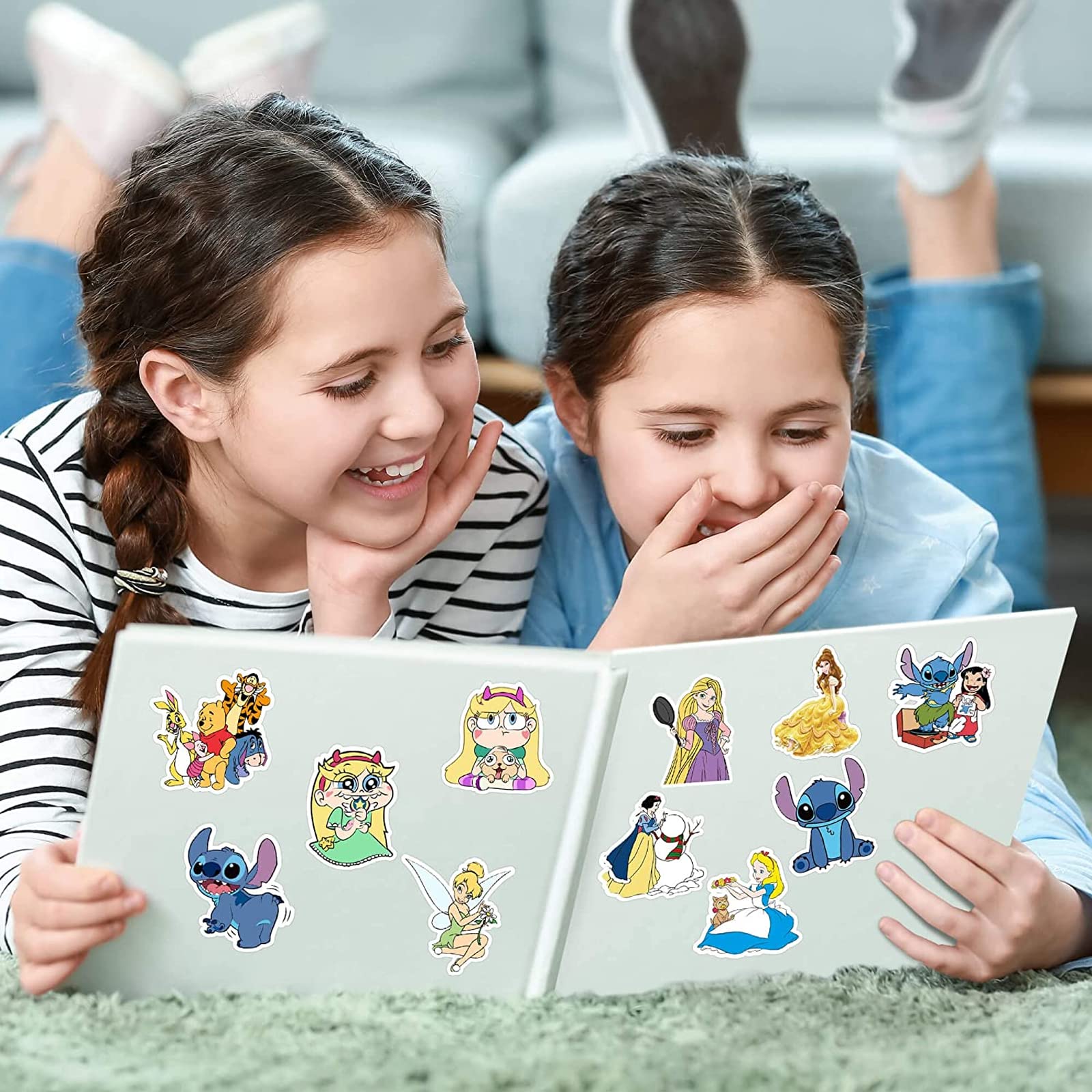 Lot De 50 Autocollants Sirène De Mer Pour Garçons, Filles, Enfants