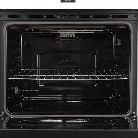 Forno Vomero 30-Inch Double Wall Oven, 10 cu.ft Total Capacity, 7100W Electric Convection with Manual Steam Clean & Mechanical Controls, Includes Both Antique Brass Stainless Steel Handles - White