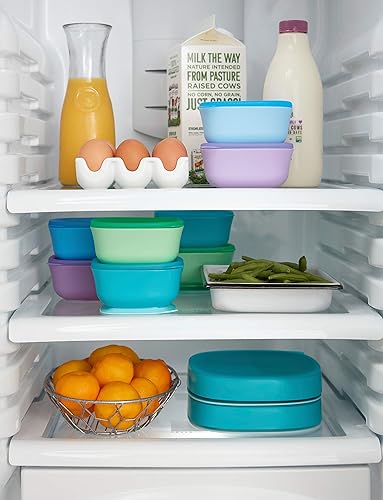 Miniatura 7 de NUK Placas de succión y tapa, colores surtidos, paquete de 2, más de 6 meses, azul y verde