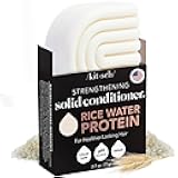 Kitsch Rice Water Conditioner Bar for Hair Growth – Rice Protein Hair Conditioner Bar to Repair Damage, Prevent Split Ends & Boosts Shine – Paraben, Silicone & Sulfate-Free Hair Care - 2.7 oz
