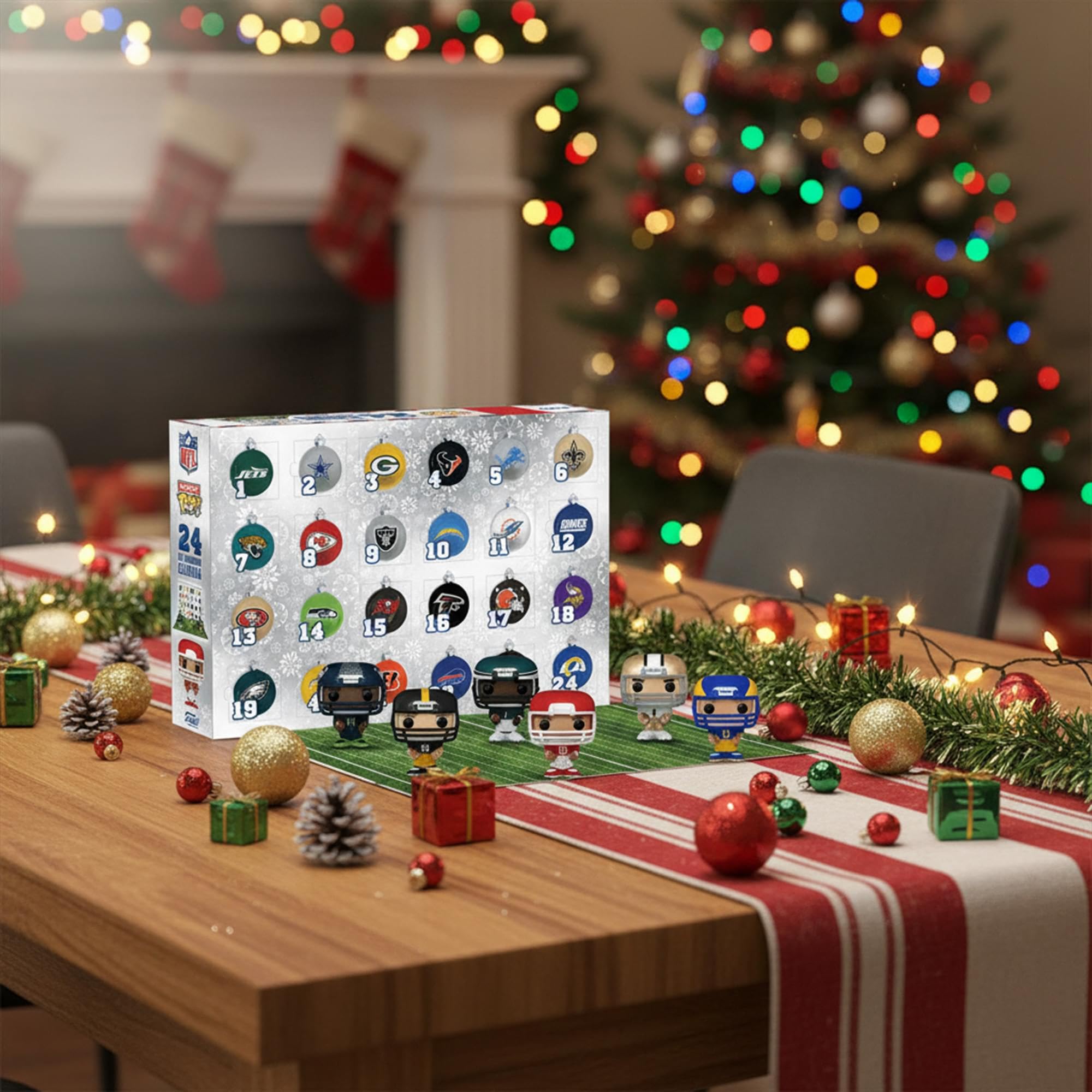 NFL Funko Pocket POP 24-Day Holiday Advent Calendar : Amazon.ca: Home