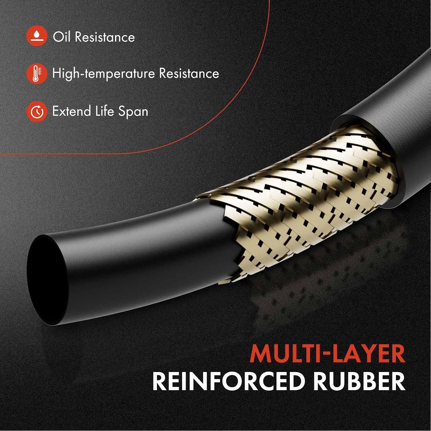 A-Premium Clutch Hydraulic Hose Line Compatible with Subaru Outback 2000-2011, Forester Impreza 1998-2011, Legacy 1998-2012, Baja 2003-2006, Replace# 32006991