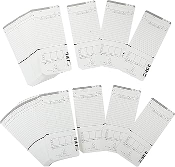 Amazon | ニッポー タイムカード カルコロカード 187×82mm | タイム