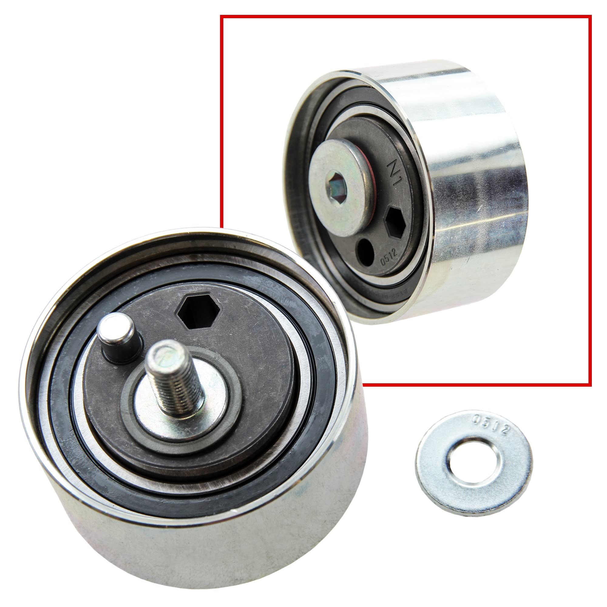 CONTITECH Kit de correa de distribución CT1015K2 Número de dientes: 207 30mm Compatible con AUDI A4 B7 Avant 8ED A4 B6 Avant 8E5 A4 B6 Sedán 8E2 A4 B7 Sedán 8EC, VW Passat B5 GP Variant 3BG, 3B6