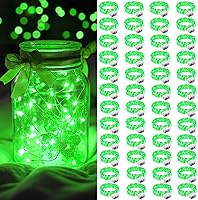 Vista 59 de AIKEI Paquete de 12 luces LED de hadas que funcionan con pilas, guirnaldas de luces impermeables de 7 pies, 20 luces LED de luciérnagas estrelladas