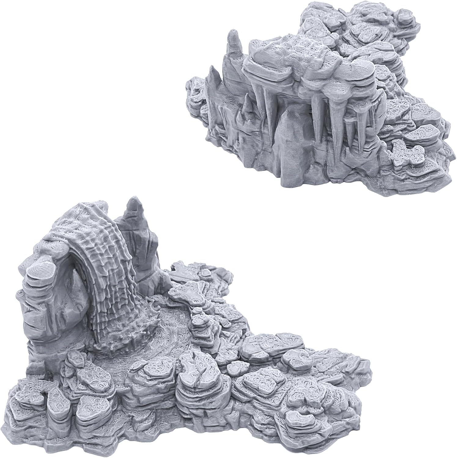 EnderToys Grotto Cavern Pools by Printable Scenery, 3D Printed Tabletop RPG Scenery and Wargame Terrain 28mm Miniatures