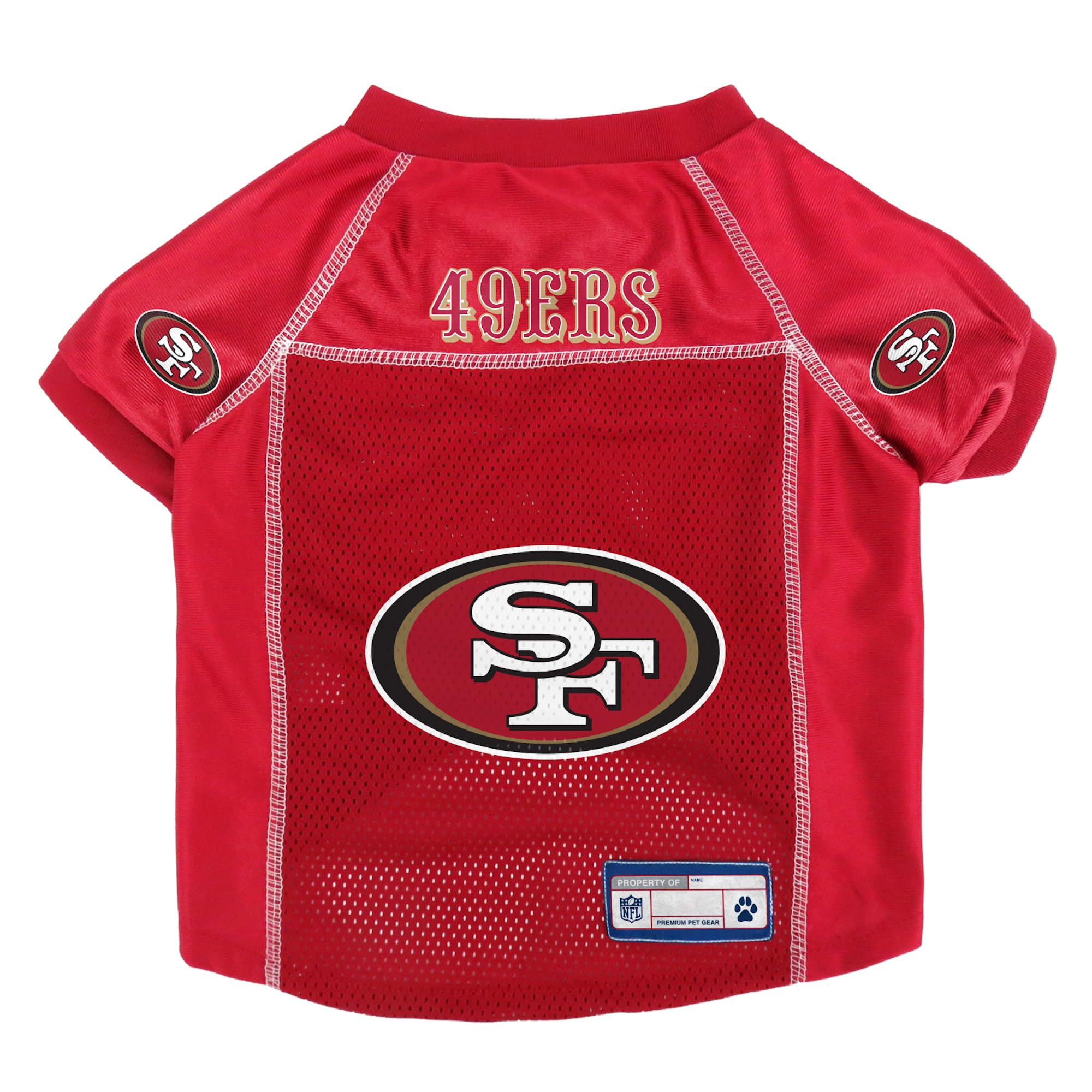 Littlearth NFL San Francisco 49ers Basic Pet Jersey,Small