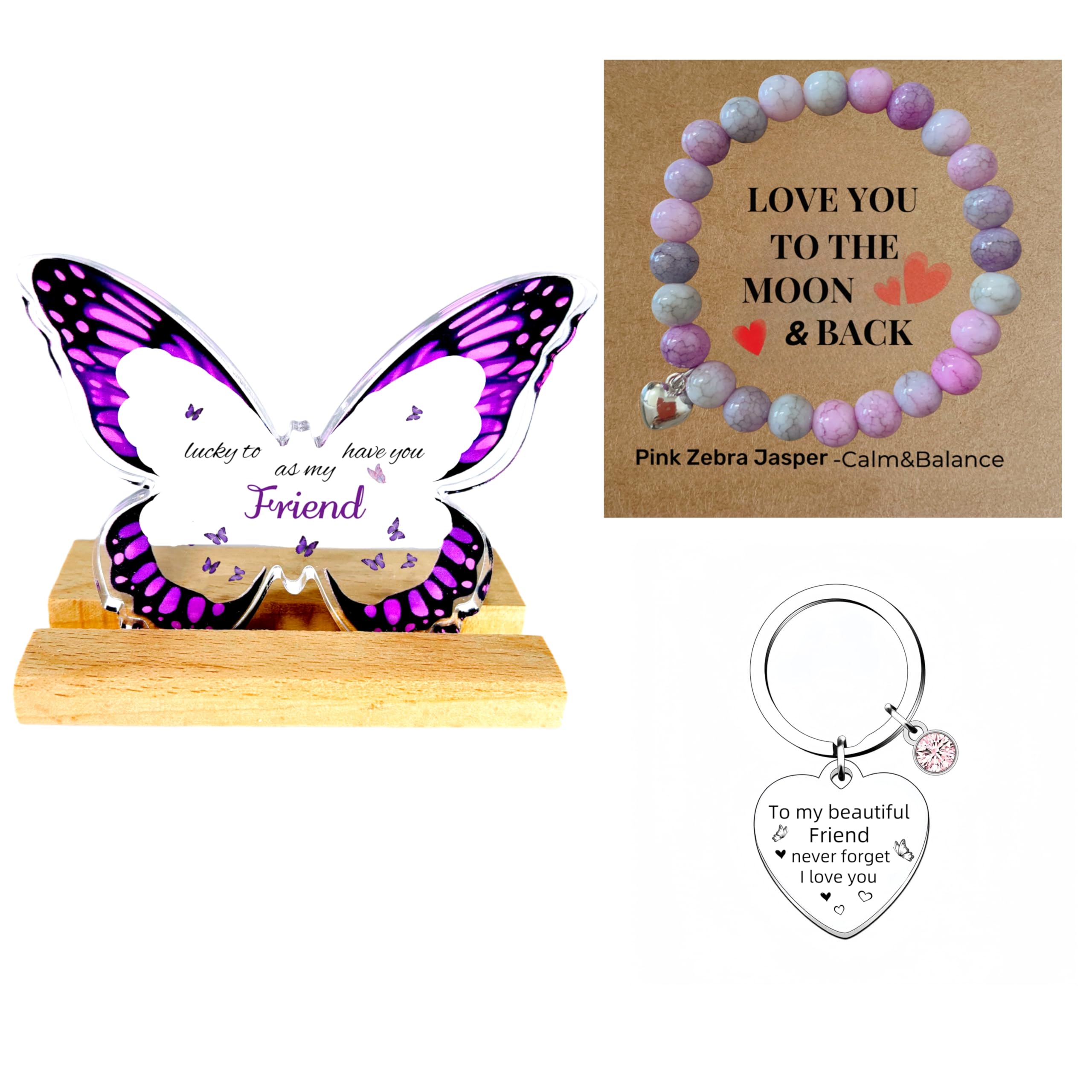 Friendship Gifts for Women, Best Friend Birthday Gifts, Bestie Present Set