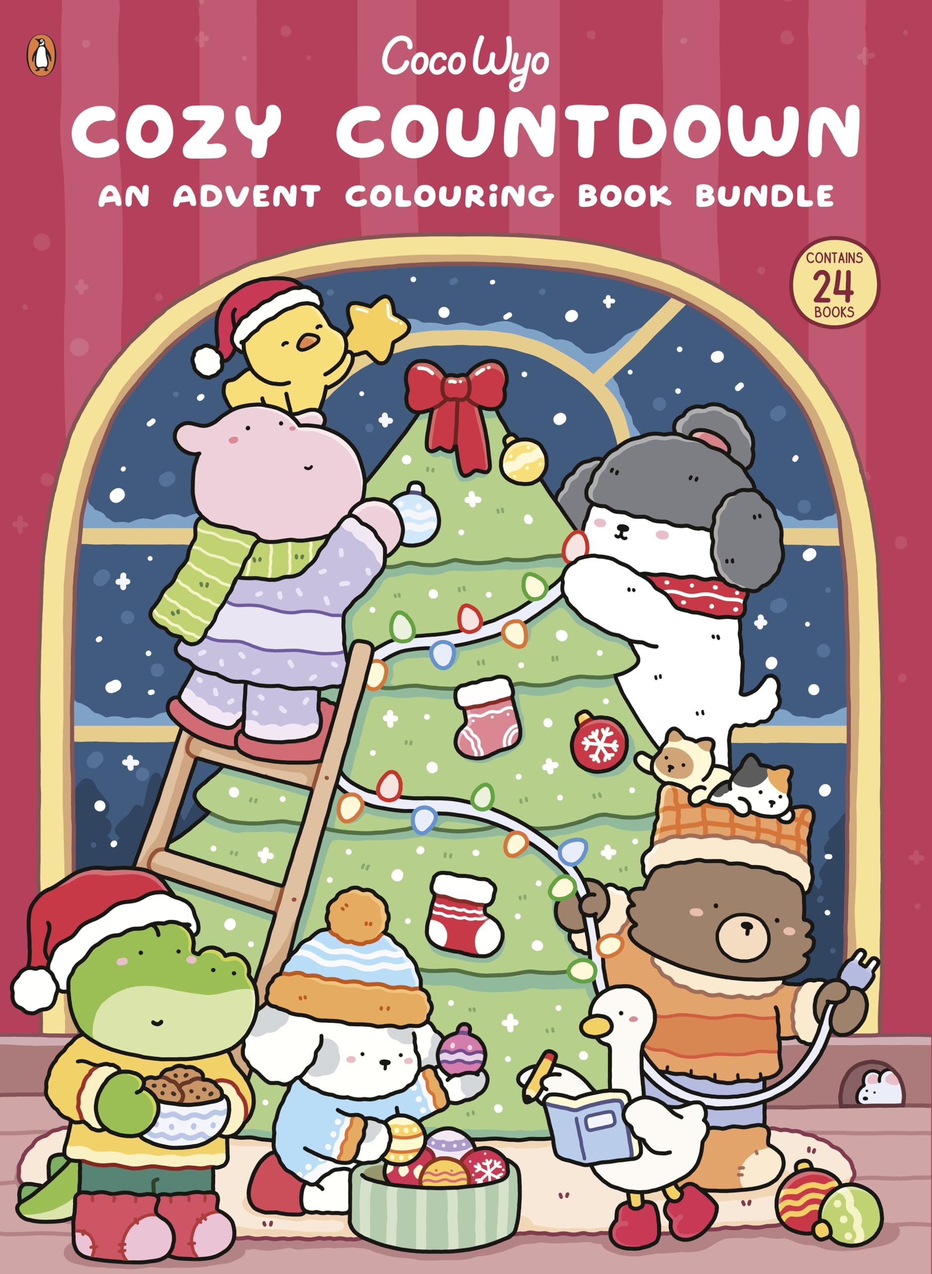 Coco Wyo Cozy Countdown Advent Colouring Book Bundle
