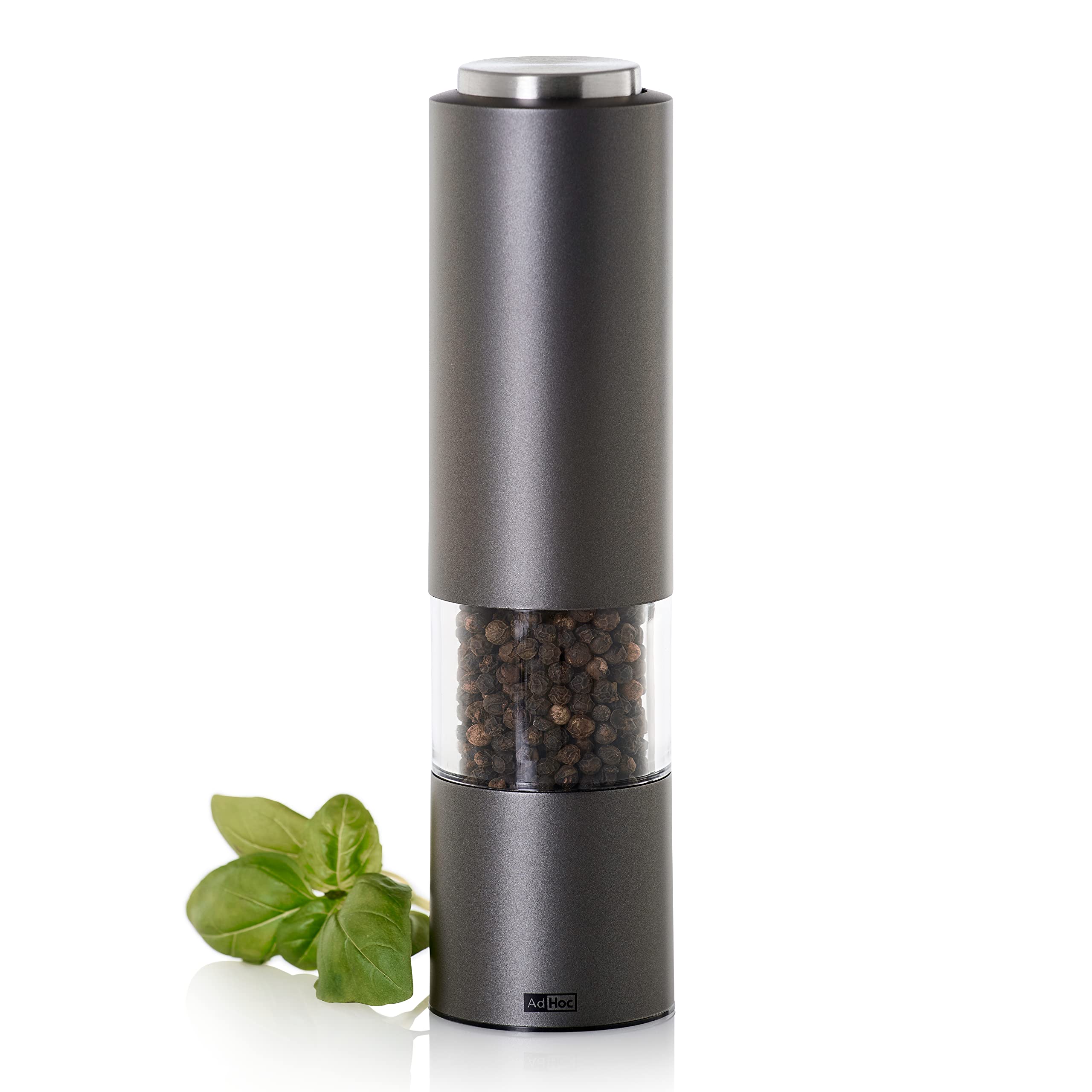 AdHoc EP91 elektrische Pfeffer- und Salzmühle eMill.3 (CeraCut Keramik), dark grey