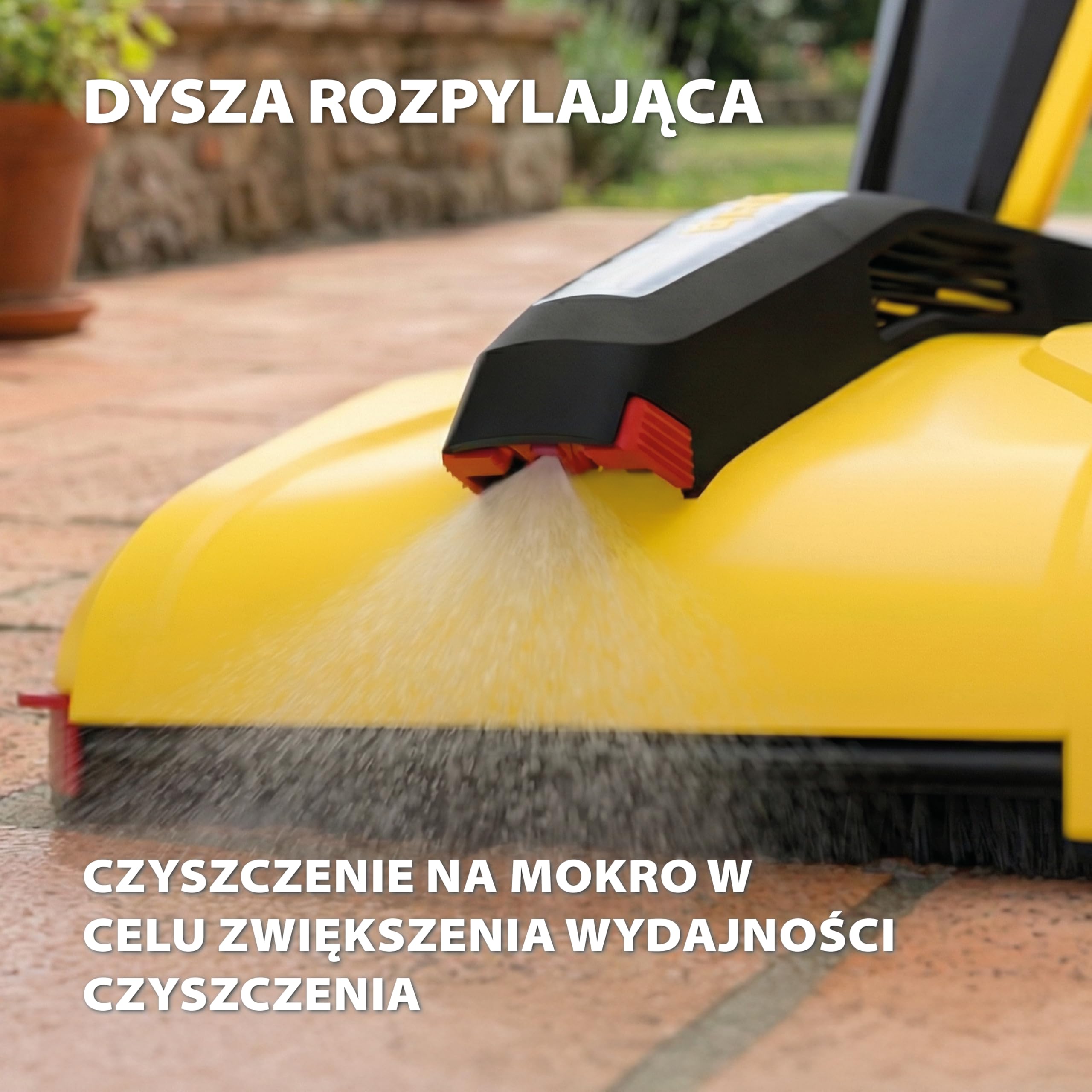 WAGNER wielofunkcyjnemu urządzeniu do czyszczenia tarasów Levaro Powerbrush 18V (Bateria i ładowarka nie są dołączone) - do nieskomplikowanego sprzątania konserwacyjnego obszarów zewnętrznych
