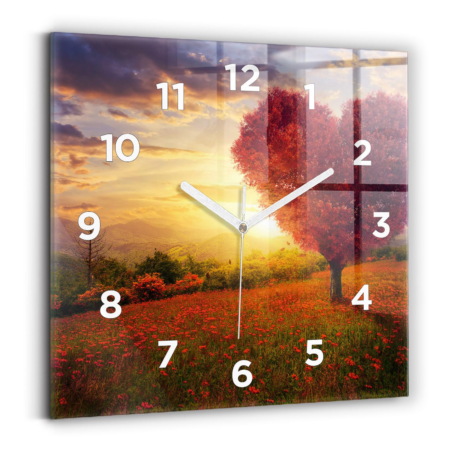 Horloge murale silencieuse 30x30 cm pour éliminer le tic-tac dans votre bureau