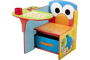 Delta Children Sesame Street Chair Desk with Storage Bin